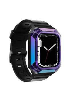 Armor Case Integrated TPU Watch Band  Apple Watch 8 41mm(Purple)