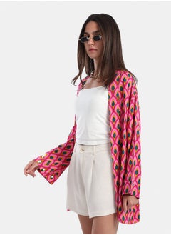 Carina Peacock Pattern Kimono  - Image 4