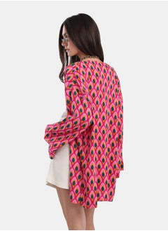 Carina Peacock Pattern Kimono  - Image 2