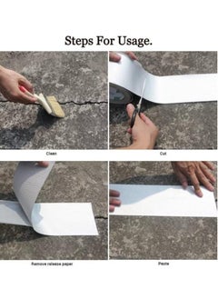 RAQTA Super Waterproof Tape – Outdoor Leak Repair Aluminum Butyl Tape, Permanent Leak-Proof All-Weather Patch  - Image 4