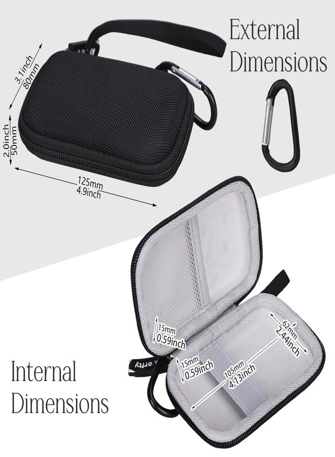worfty Carrying Case for HiFi H2 MP3 Player for Surfans F20 HiFi MP3 Music Player(Case Only) (Black) - Image 3