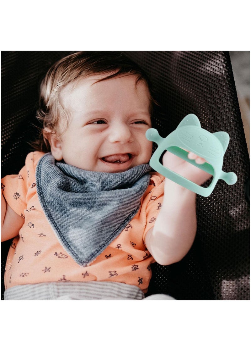 Baby Teething Toy Innovative Cat Shape Teether Baby Must Have to Exercise Baby Chewing Function and Grasping Ability - Image 2