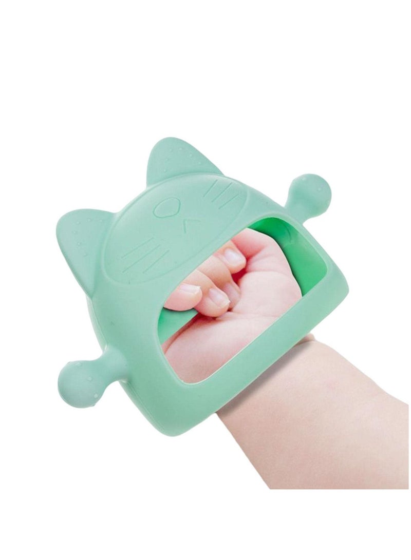 Baby Teething Toy Innovative Cat Shape Teether Baby Must Have to Exercise Baby Chewing Function and Grasping Ability - Image 3