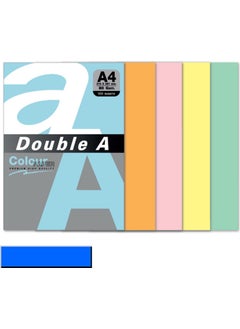 Double A Color Paper 100 Pack A4 80 gr Dark Blue