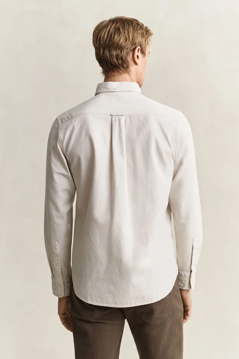 Gant  Regular Garment Dyed Twill Shirt for Men | Best Price UAE