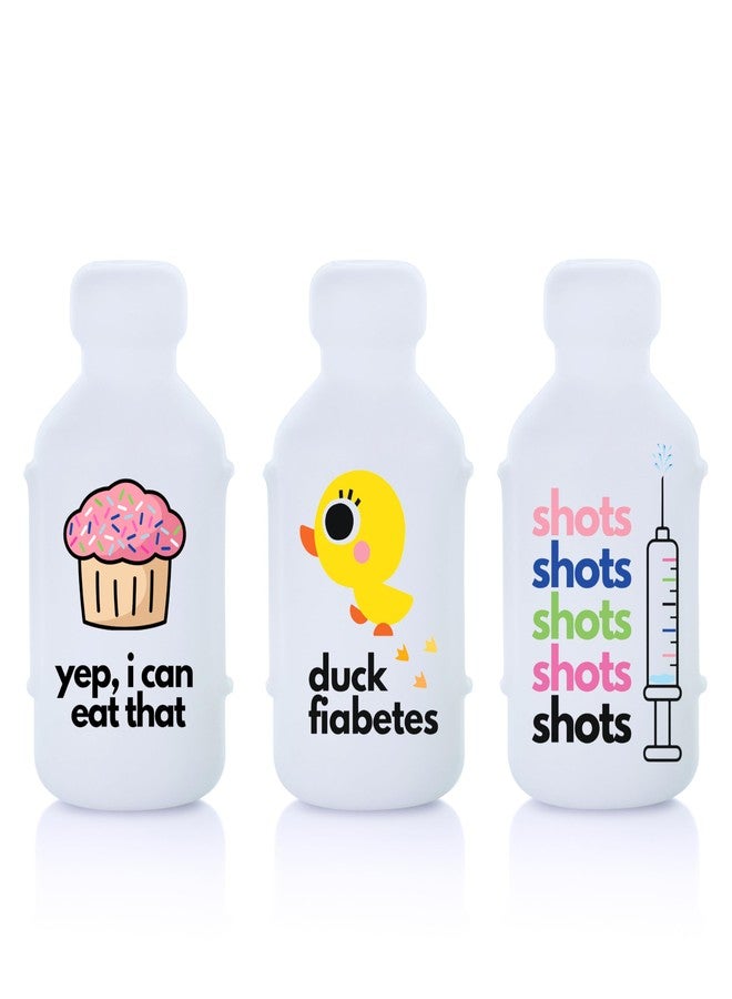 VIAL SAFE™ | Insulin Vial Protector Case | Secure Insulin Bottle Protector & Cover for 10mL Vials | Fits Humalog, Humulin, NovoLog, NovoRapid, Novolin | 3-Pack | Dia-Badass - Image 1
