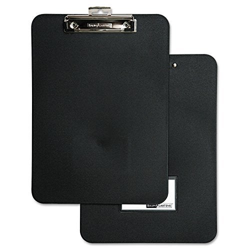 Baumgartens 61624 Unbreakable Recycled Clipboard, 1/2" Capacity, 8 1/2 x 11, Black (BAU61624) - Image 5