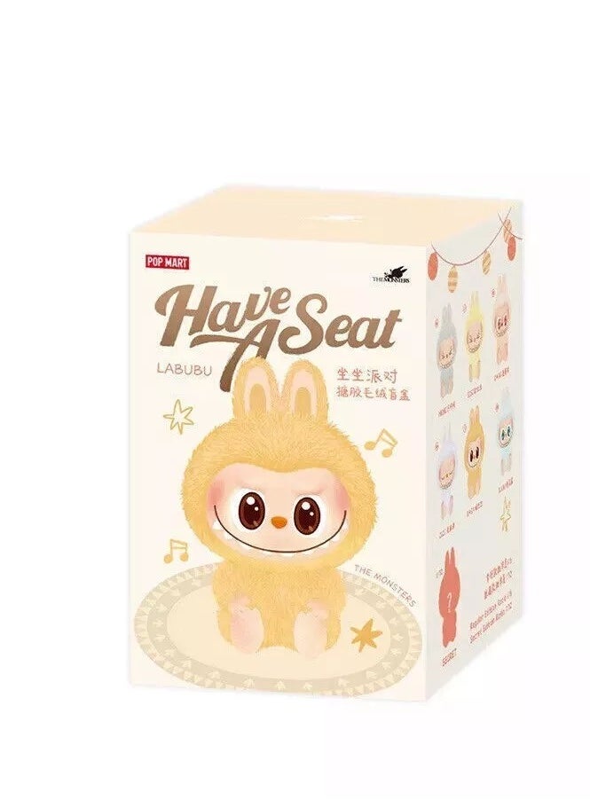 LABUBU Doll, Plush Toy Set Vinyl Plush Hanging Card, Blind Box Figures Replica, The Monsters Plush Toys for Modern Home Décor, Collectible Toy (Not Original)