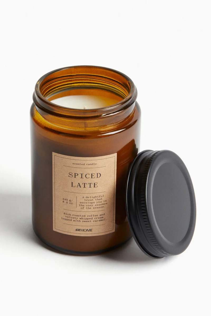 H&M Small scented candle in glass holder