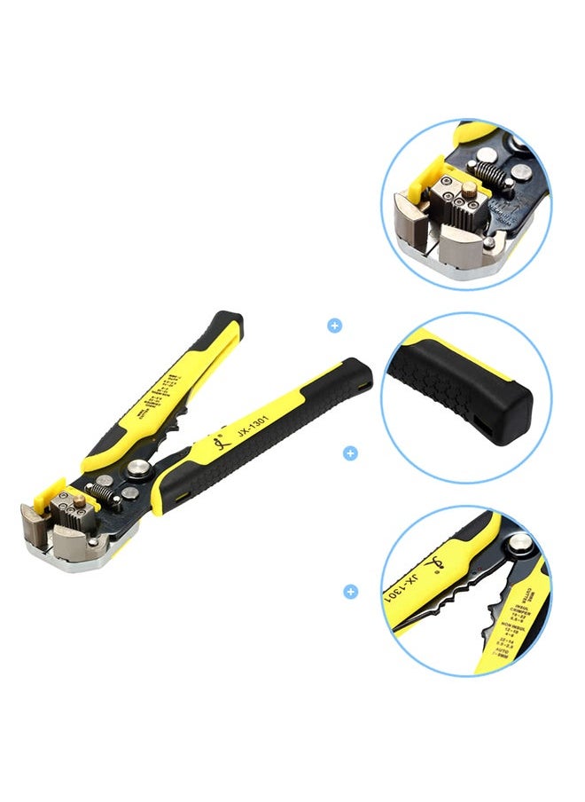 NIBEMINENT Multifunctional Automatic Adjustable Cable Wire Stripper Yellow/Black 210x108x48mm  - Image 3