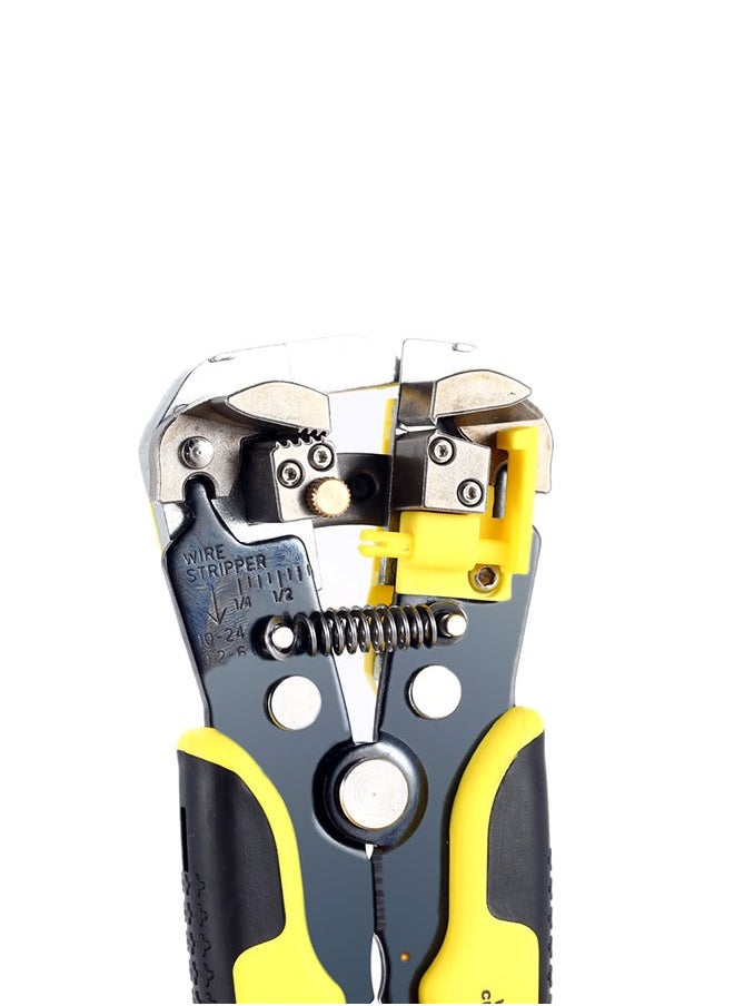 NIBEMINENT Multifunctional Automatic Adjustable Cable Wire Stripper Yellow/Black 210x108x48mm  - Image 4