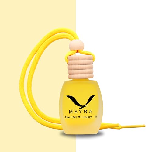 Radiant Mayra Premium Car Air Freshener, 10 ML, Lavender Fragrance, Natural Essential Oils, Glass Bottle with Wooden Diffuser Lid, Long Lasting up to 45 Days (Jasmine) - Image 5