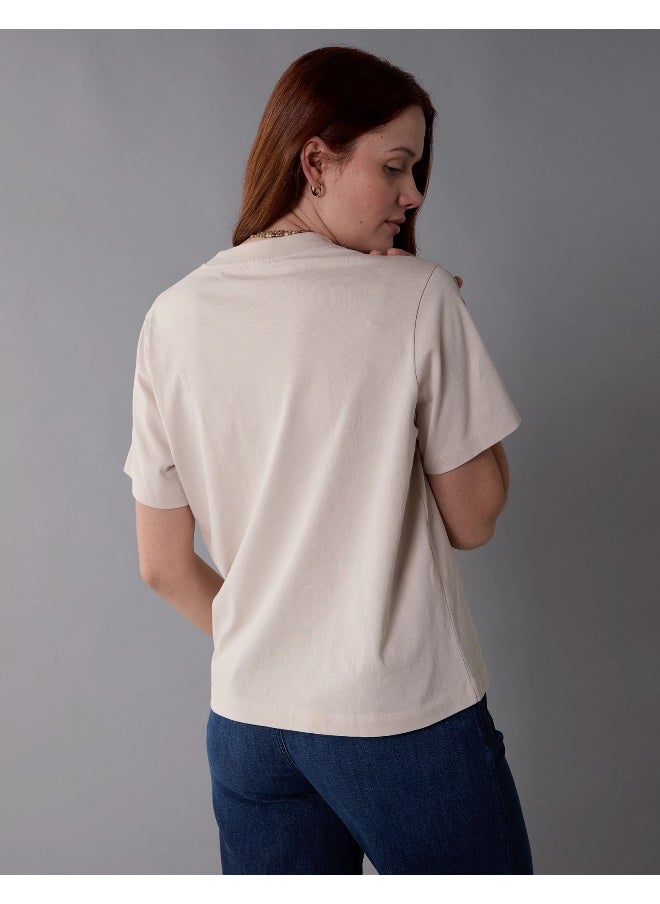 American Eagle AE Everyday Luxe Relaxed T-Shirt  - Image 4