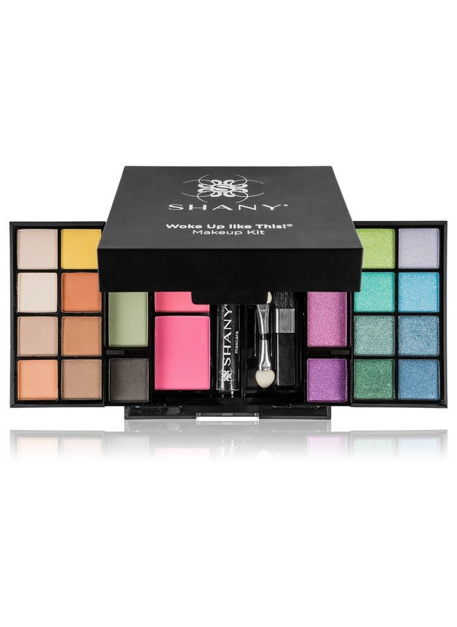 Shany 'Woke Up Like This' Makeup Kit Eye Shadows Blushes Mascara And Applicators  - Image 4