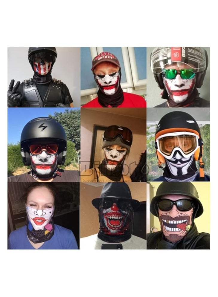 amazing.EGP Bandana Face Mask for Rave Dust Wind Scarf Face Neck Pouch Tube Mask Headwear Face Mask Motorcycle Mask for Women Men Kids (HR040758) - Image 3