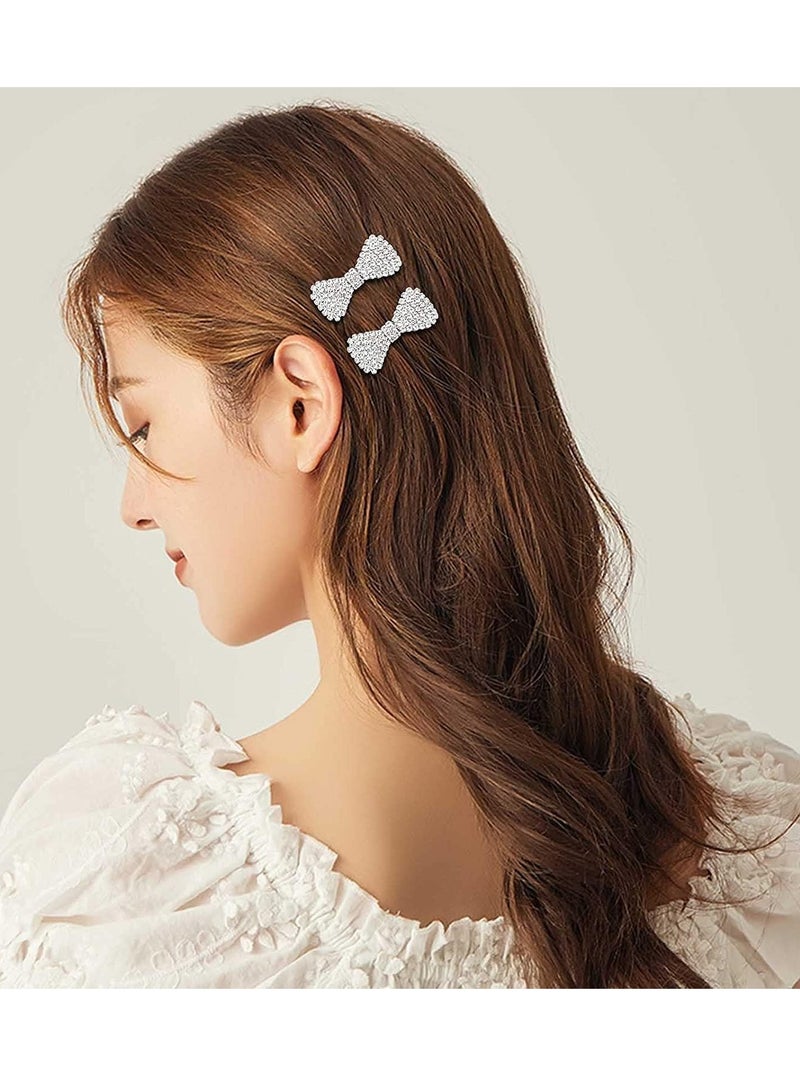 SYOSI Crystal Hair Clips Elegant Fashion Hair Barrettes Accessories Headwear Styling Tools Gifts for Little Girls Women Any Occasion Accessory for Wedding Engagement Graduation Party Daily Wear 6PCS - Image 3