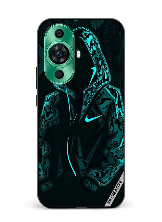 VR CREATIVE Protective Case Cover For Huawei nova 11 Pro Mask Guy In Green Jacket Design Multicolour - Image 1