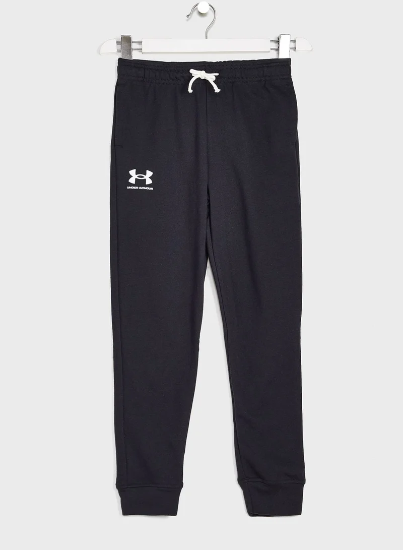 UNDER ARMOUR Youth Rival Terry Sweatpants
