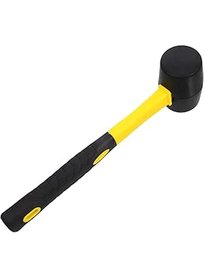Mini Rubber Mallet Hammer Non Slip Handle Soft Head For Tent Stakes Camping DIY Woodworking - Image 1