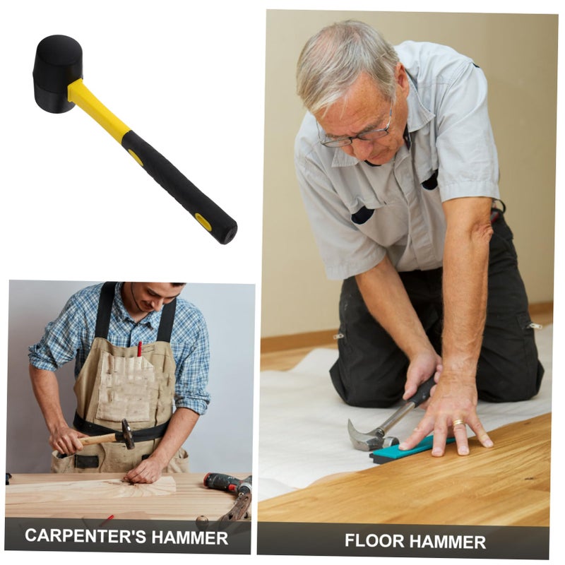 Mini Rubber Mallet Hammer Non Slip Handle Soft Head For Tent Stakes Camping DIY Woodworking - Image 4