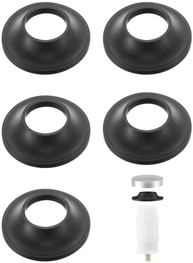 Dreyoo 5 Pack Tub Stopper Gasket for Tub Drain Assemblies, Replaces Stopper Bathtub Drain Gasket, for Tip Toe Style Bathtub Stoppers (2-1/16 in. x 1 in. x 1/4 in), Easy Installation - Image 1
