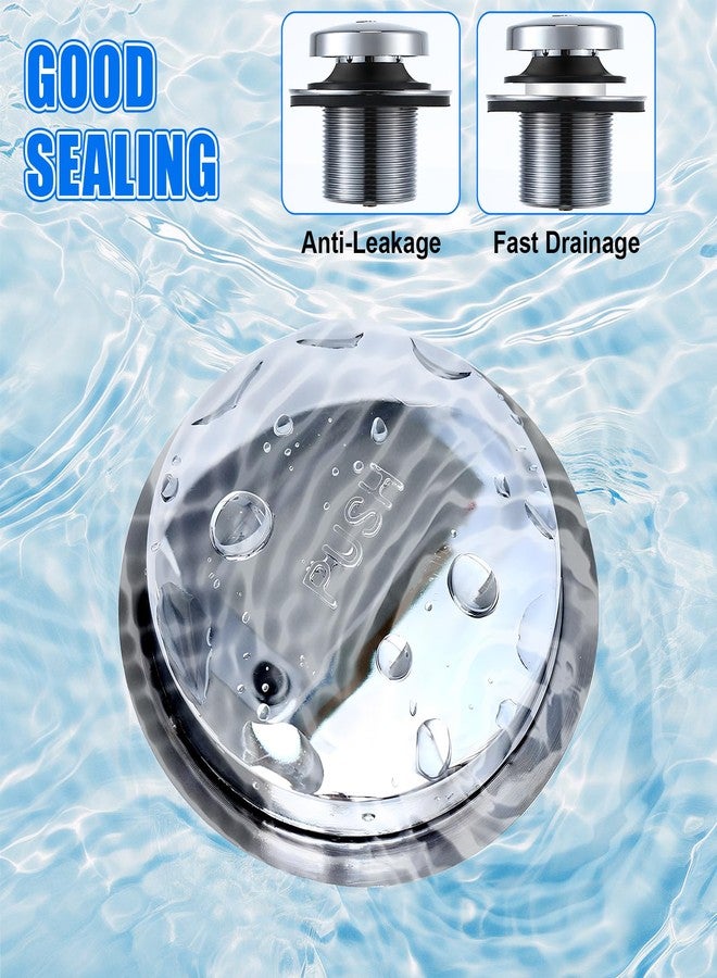 Dreyoo 5 Pack Tub Stopper Gasket for Tub Drain Assemblies, Replaces Stopper Bathtub Drain Gasket, for Tip Toe Style Bathtub Stoppers (2-1/16 in. x 1 in. x 1/4 in), Easy Installation - Image 3