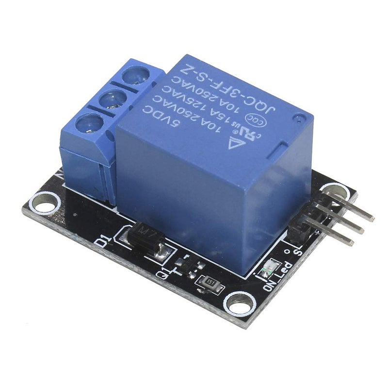 KeeYees 5pcs 1 Channel 5V Relay Module Board Shield KY-019 LED Indicator for Arduino + 3pcs 20CM 10Pin Female Male Jumper Wires - Image 4