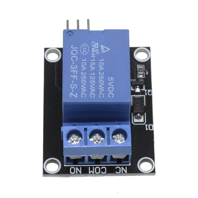 KeeYees 5pcs 1 Channel 5V Relay Module Board Shield KY-019 LED Indicator for Arduino + 3pcs 20CM 10Pin Female Male Jumper Wires - Image 3