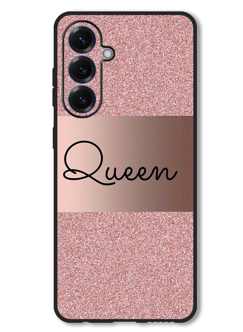 Theodor Case Compatible with Samsung Galaxy A36 Protection Shockproof Bumper Cover Queen Glitters - Image 1