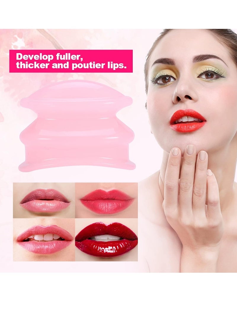 ZJchao Fullness Of Lip Lip Suction, Women Silicone Lip Plumper Enhancer Lip Suction Device Device Lip Silicone Lip Beauty Lip Sexy Lips Soft Silicone Ecological Lip Tools Compact and  - Image 3