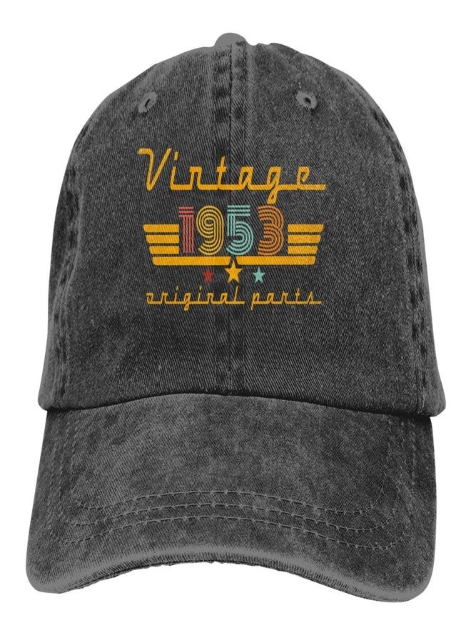 Kahhrepa 73rd Birthday Decorations for Women Men, Vintage 1953 Hat, Adjustable 73 Year Old Baseball Cap, Fathers Mothers Day Birthday Gifts for Dad Mom Grandpa - Image 1