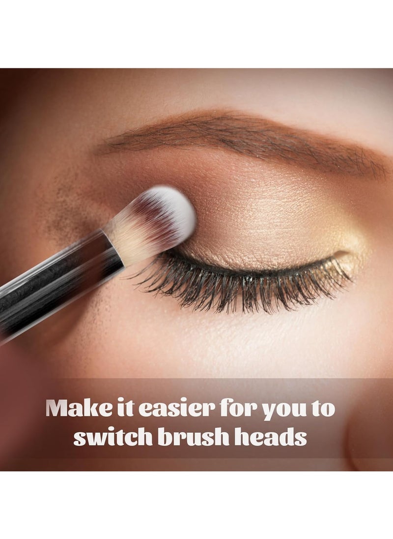 Generic - Dual-ended Makeup Brush for Foundation And Concealer, A Beauty Tool Suitable For Liquid and Cream Foundation Blending, Buffing, and Concealing - Image 1