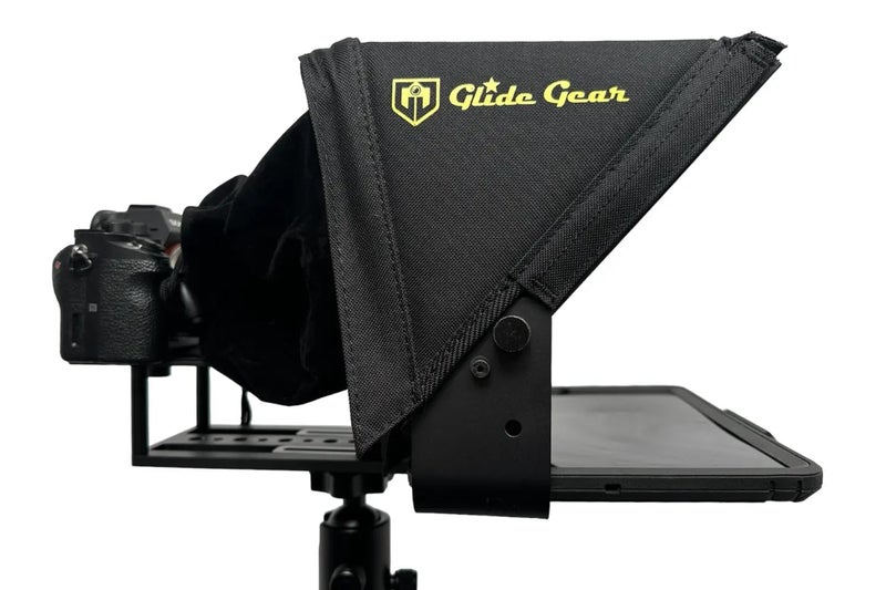 Glide Gear TMP 100 Teleprompter – DSLR, Tablet, Smartphone – 12" Glass, Carry Case, No Assembly - Image 2