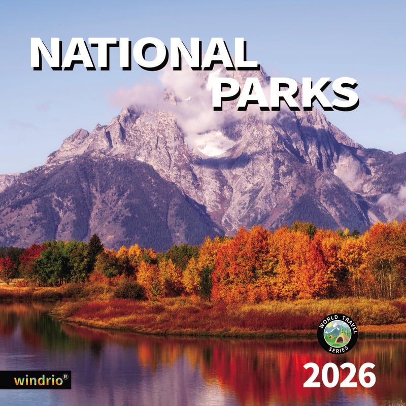 windrio 2026 Wall Calendar,Calendar 2026, November 2025 - December 2026, Wall Calendar National Parks, 12" x 24" Opened,Full Page Months Thick & Sturdy Paper for Calendar Organizing & Planning - Image 1