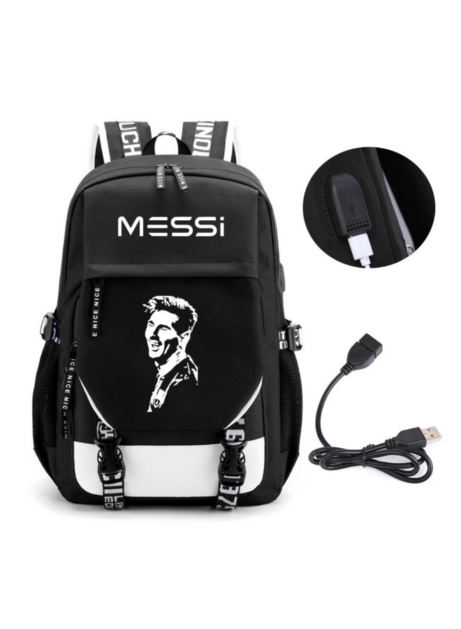 Boys and Girls Backpack Children's Primary School Bag Primary School Junior High School Bag Teen Sturdy Waterproof Lightweight Durable Gift Black - Image 1