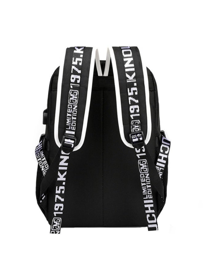 Boys and Girls Backpack Children's Primary School Bag Primary School Junior High School Bag Teen Sturdy Waterproof Lightweight Durable Gift Black - Image 2