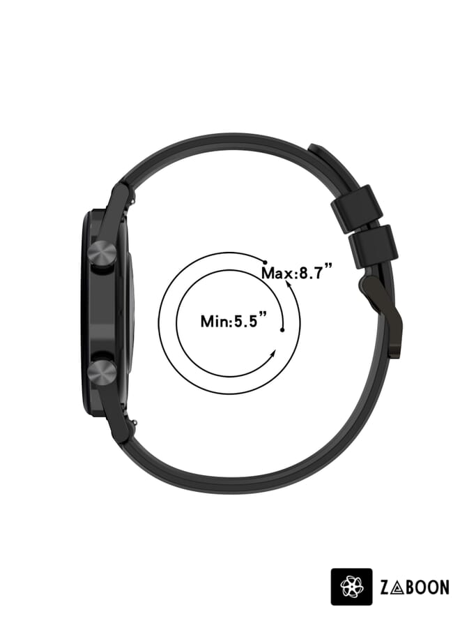 Zaboon Honor Watch GS3 22mm Vertical Silicone Watch band - Image 5