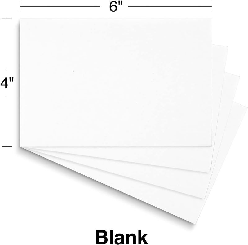Staples بطاقات فهرسة بيضاء فارغة 4 بوصة × 6 بوصة من ستابلز 500 حزمة 51011 - Image 4