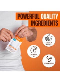 Carpe Carpe Antiperspirant Underarm Wipes for Sweat Blocking, Deodorizing, and Cleansing When You’re On the Move - 15 Residue Free, Individually Wrapped Wipes - Clean and Refreshing Scent  - Image 4