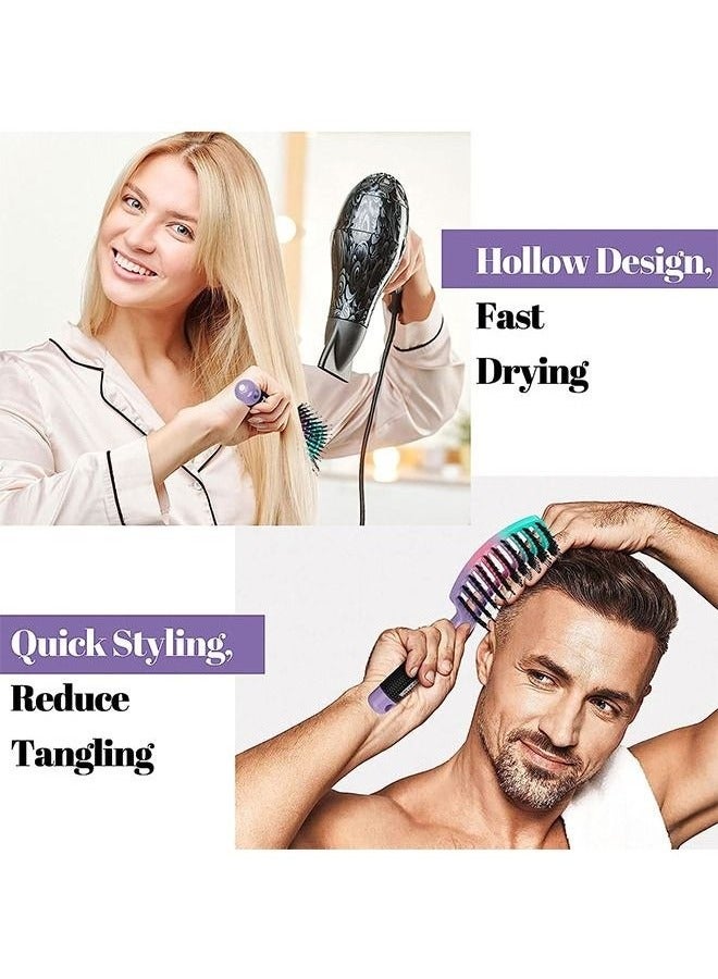 general Detangling Brush,1 Pack,Detangler Hair brush for Adult and Kids Wet or Dry Hair,Boar Bristle Hair Brush Getting Knots Out without Pain Adds Shine and Makes Hair Smooth - Image 2