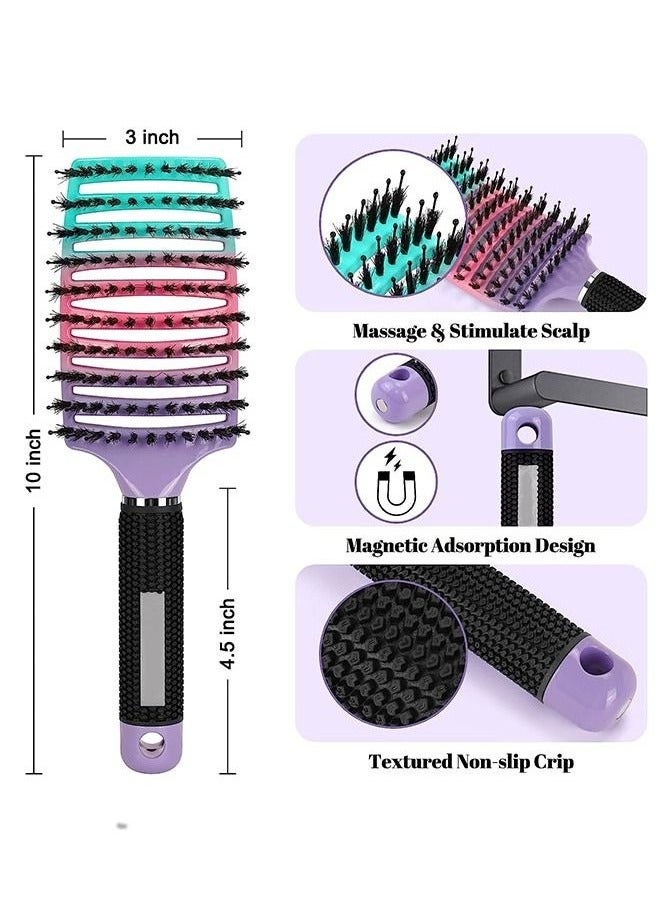 general Detangling Brush,1 Pack,Detangler Hair brush for Adult and Kids Wet or Dry Hair,Boar Bristle Hair Brush Getting Knots Out without Pain Adds Shine and Makes Hair Smooth - Image 3