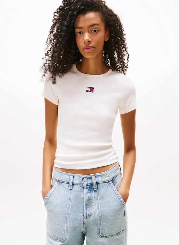 تومي جينز Logo Crew Neck T-Shirt