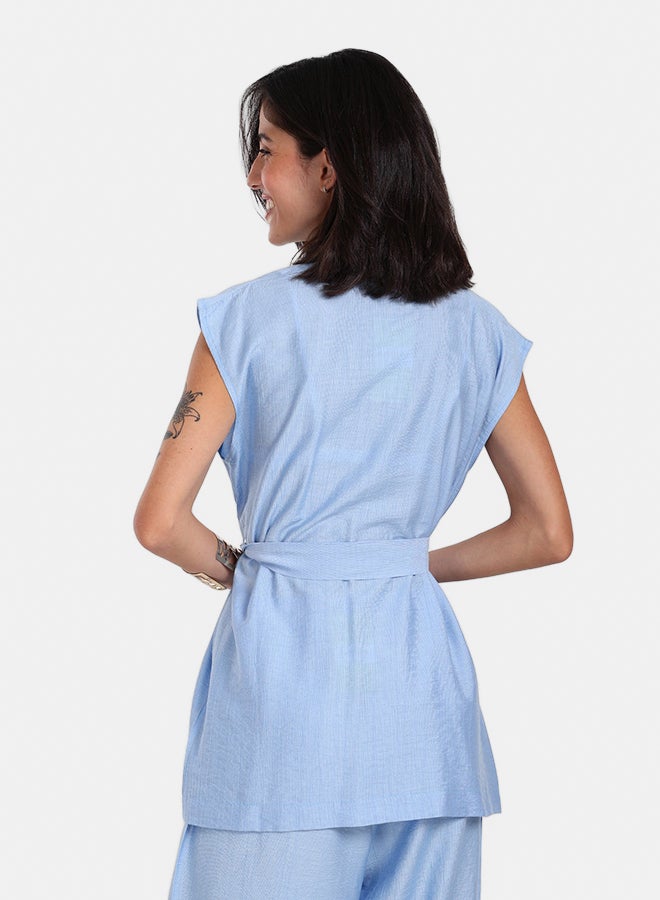 Clue Casual Sleeveless Vest - Image 4
