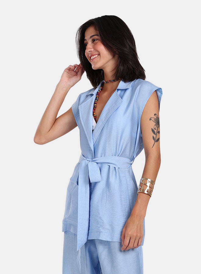 Clue Casual Sleeveless Vest - Image 2