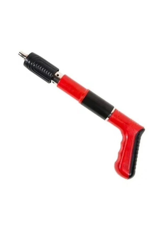 Portable metal nail gun for home use – Multi-functional manual nail gun for driving nails into walls, concrete, and bricks with 10 free nails for easy installation - Image 1
