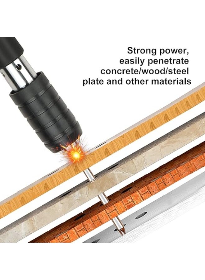 Portable metal nail gun for home use – Multi-functional manual nail gun for driving nails into walls, concrete, and bricks with 10 free nails for easy installation - Image 3