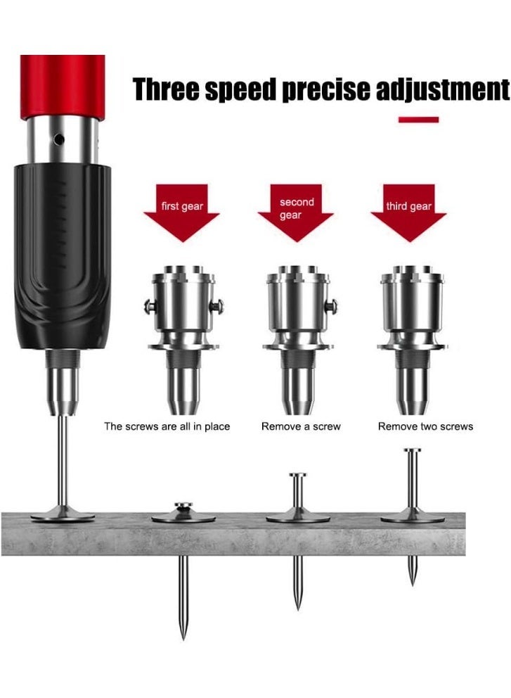Portable metal nail gun for home use – Multi-functional manual nail gun for driving nails into walls, concrete, and bricks with 10 free nails for easy installation - Image 4