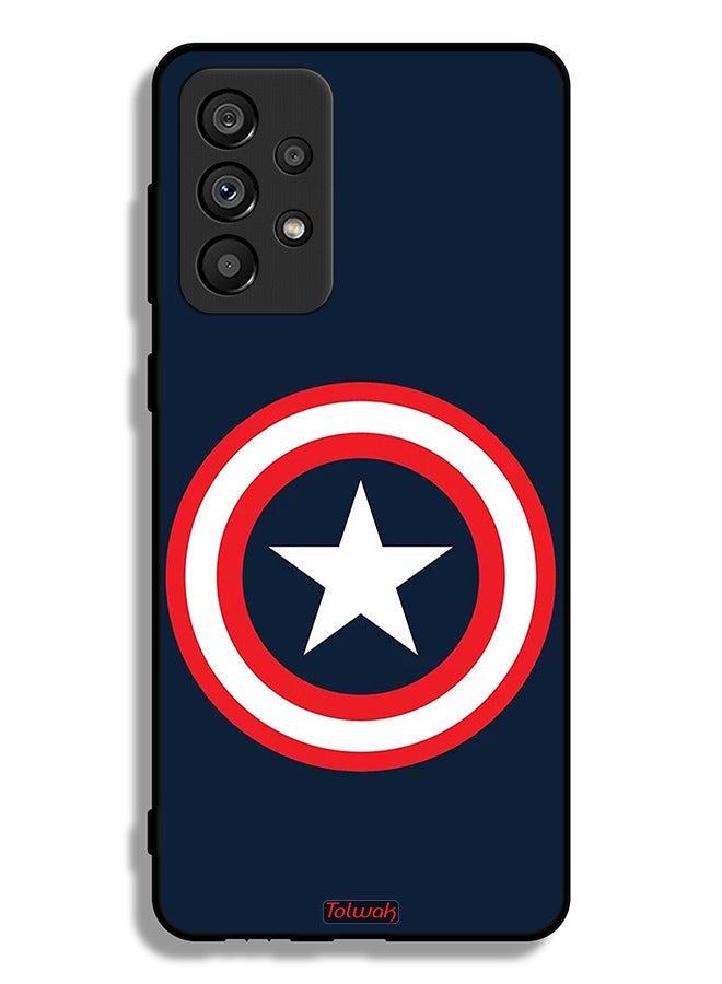 Tolwak Samsung Galaxy A73 5G Protective Case Cover Captain America - Image 1