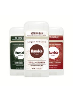 HUMBLE SIMPLE AND TRUE. Humble Brands, Inc, Humble Brands Holiday Scents 3 Pack (Sweet Orange & Cinnamon, Frankincense & Fir, Vegan/Sensitive Vanilla & Cardamom)  - Image 1