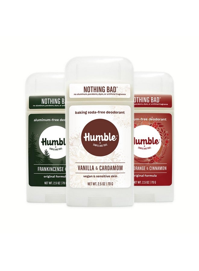 هامبل سيمبل اند ترو هامبل براندز، إنك، مجموعة من 3 عطور للعطلات من هامبل براندز (برتقال حلو وقرفة، لبان وتنوب، فانيليا نباتية/حساسة مع هيل) - Image 1